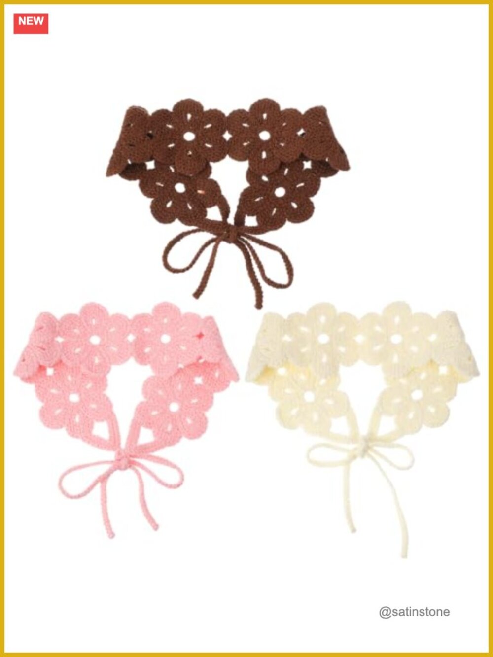 Crochet Knit Headbands Set Soft Polyester Boho Hair Accessories